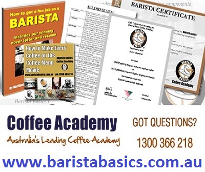 Barista Coffee Courses - HOTLINE : 1300 366 218 (Australia) 400-barista-course-3hr-sydney
